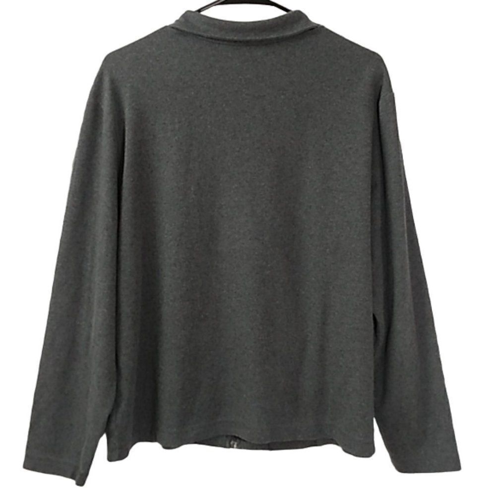 Bechamel Gray Full Zip Collared Jacket - image 6